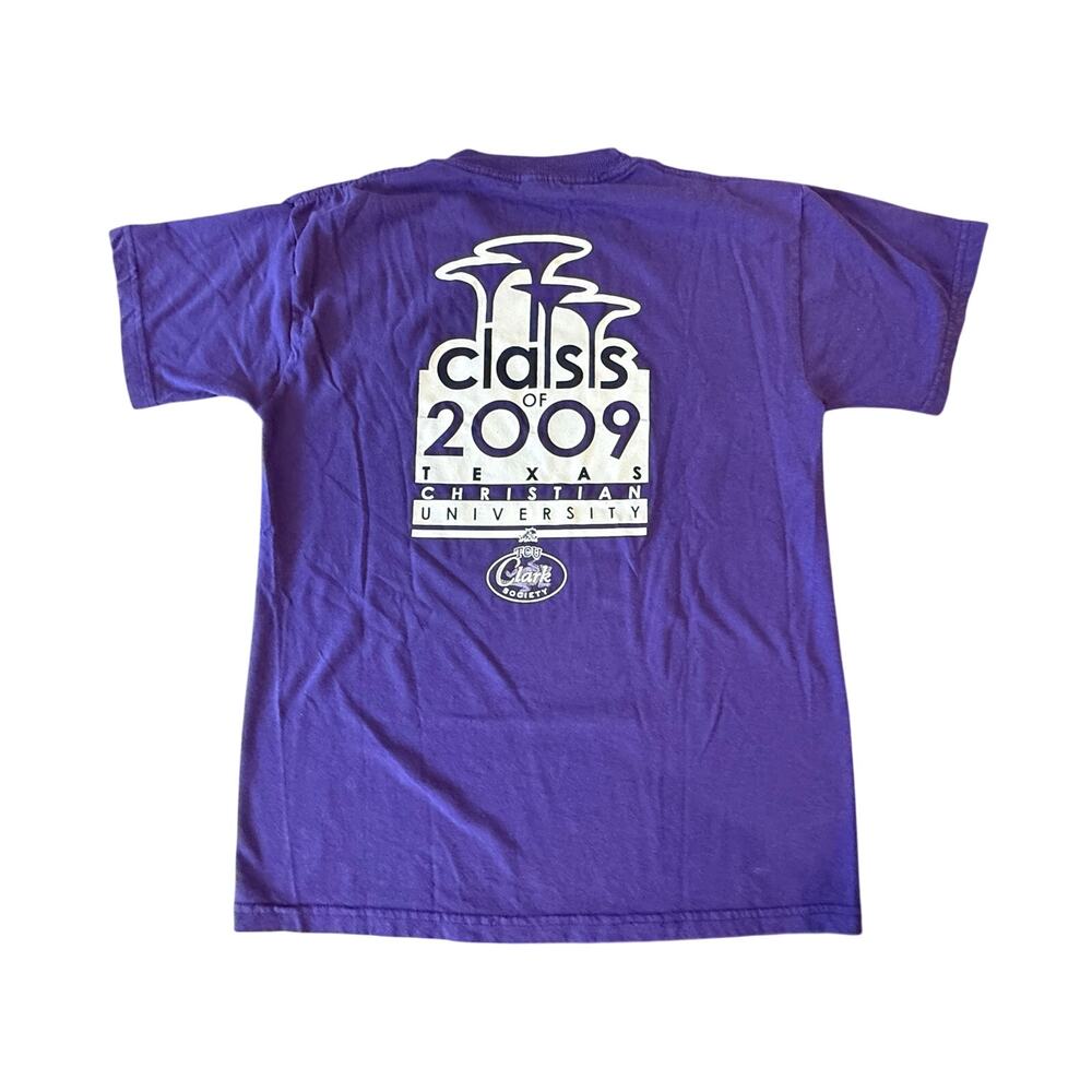 TCU TEXAS CHRISTIAN UNIVERSITY Frogs 2009 Tee T-Shirt Gameday Cotton S - Picture 2 of 6